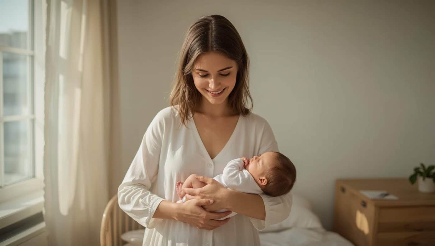 Entspannte Frau in Meditation für RTT Kinderwunsch Hypnose Behandlung