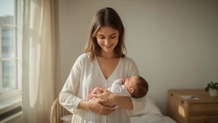 Entspannte Frau in Meditation für RTT Kinderwunsch Hypnose Behandlung