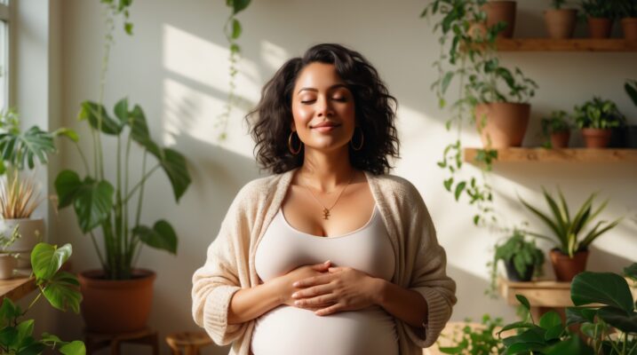 Frau praktiziert RTT Meditation für Kinderwunsch bei PCOS Hormonbalance